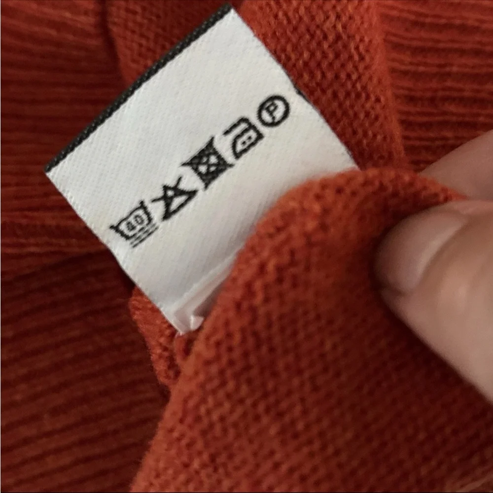 Woolovers Mens M Wool Jumper Sweater Garnet red Crew Neck lambswool
